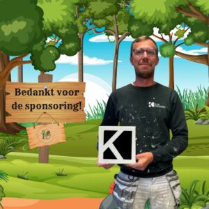 BEDANKT VOOR DE SPONSORING-KEVIN