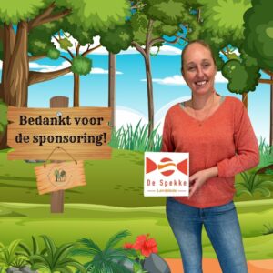 BEDANKT VOOR DE SPONSORING-DE SPEKKE