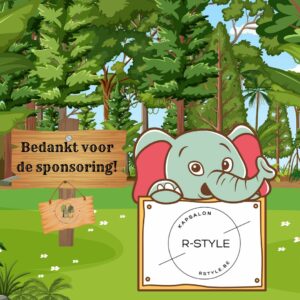 BEDANKT VOOR DE SPONSORING-KAPSALON R STYLE
